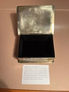 J.Alexander | Accents | J Alexander Rustic Silver Trinket Box With ...